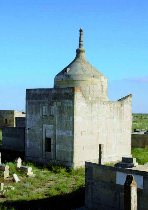 Sisem ata. Mausoleum of Agatai Tokabayuly. onethousandninehundredfive General view from the southeast. Photo by S.E. Azhigali, 2012