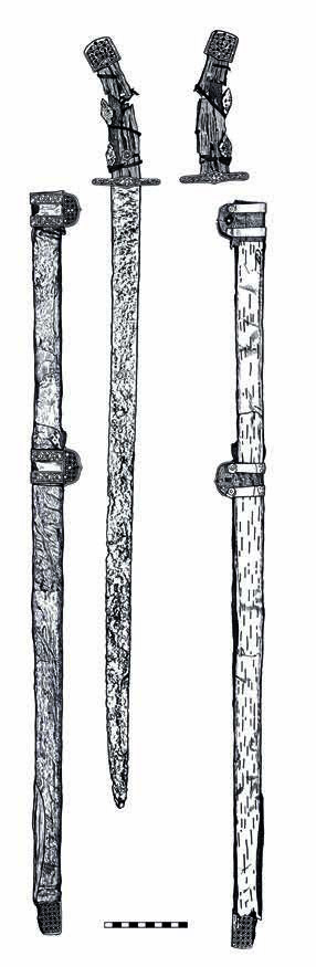 Karakaba. The saber. Drawing by K. AkhmetzhanKarakaba. The saber. Drawing by K. Akhmetzhan
