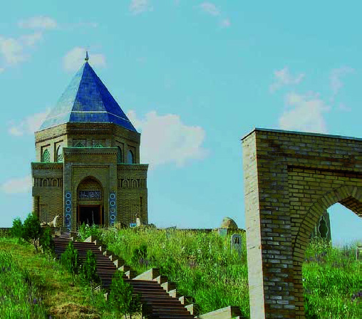 Бәйдібек ата кесенесі. 2000 жыл. А.Н. Грищенко түсірген фотосурет