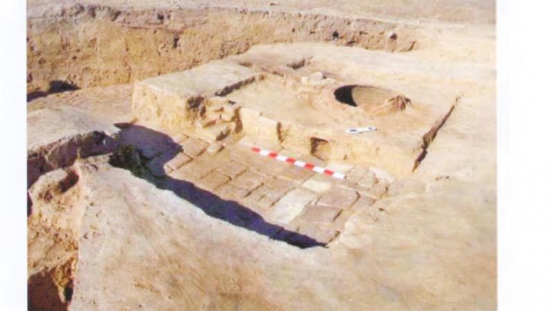 Отчет об археологических исследованиях на раскопе 4 городища Сауран в 2009 году