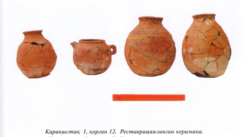 Археологические исследования тюркского могильника Каракыстак 1