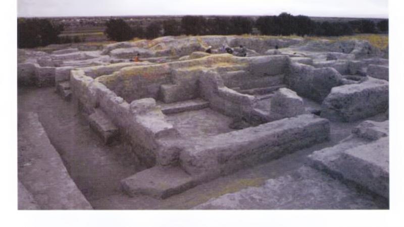 Исследования городища Жуантобе в 2009 г.